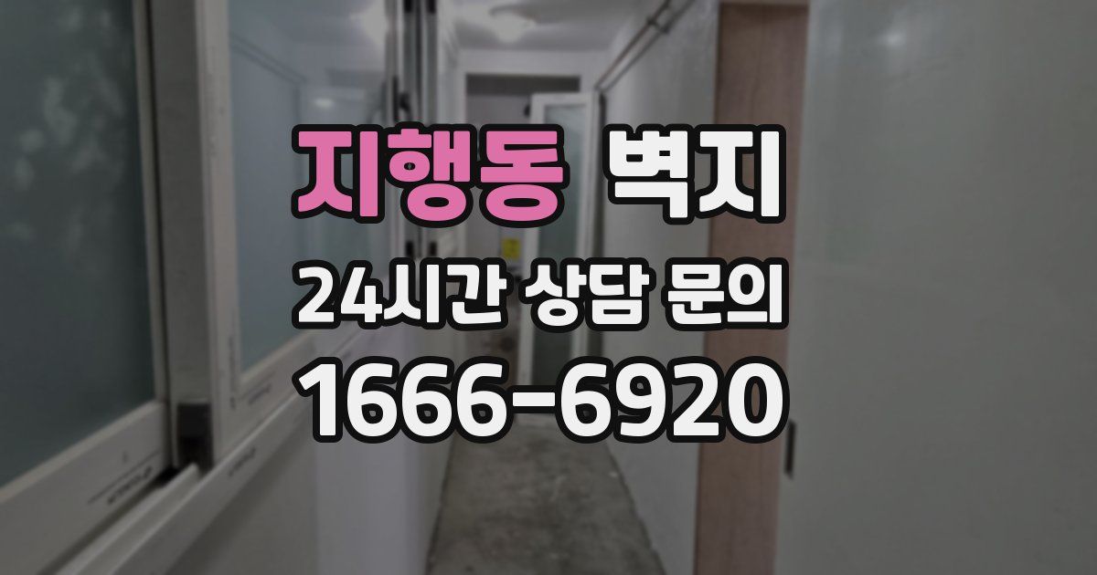 지행동 벽지