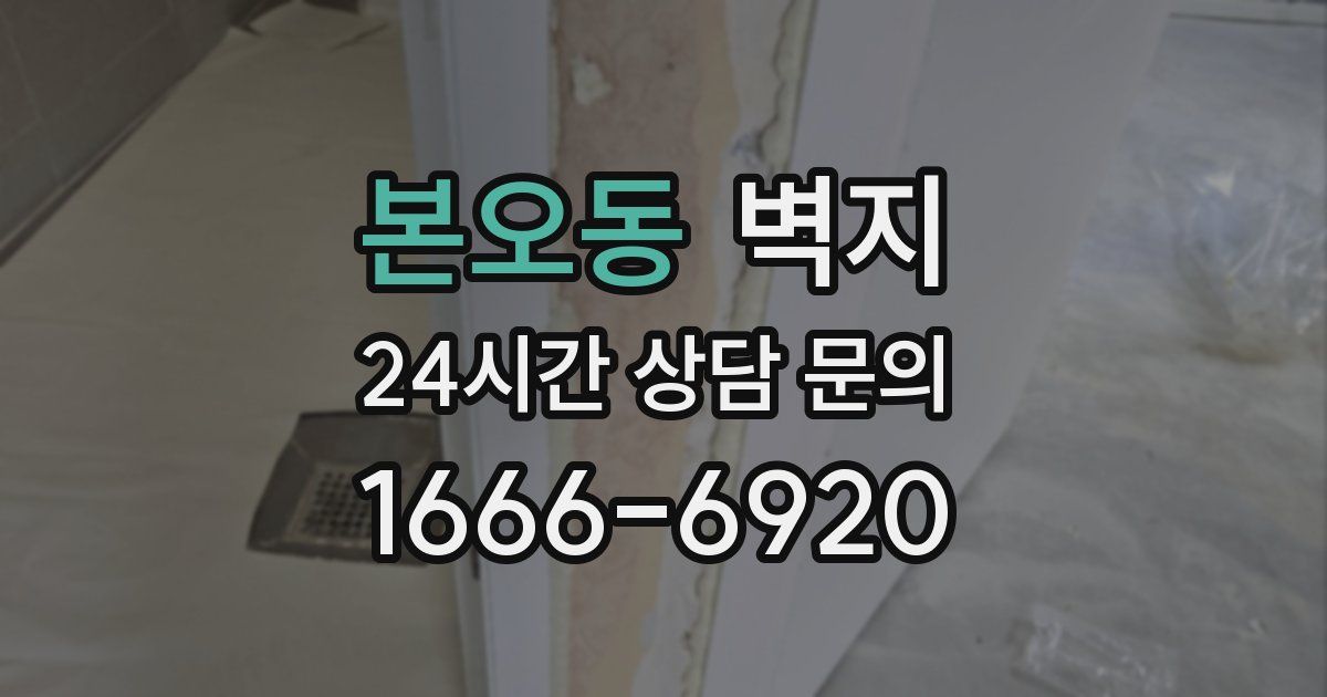 본오동 벽지