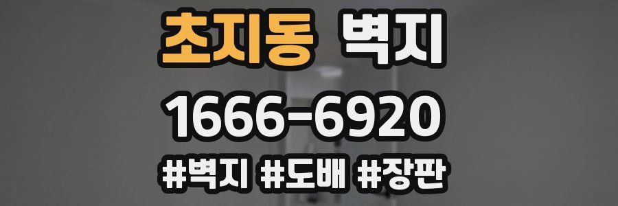 초지동 벽지