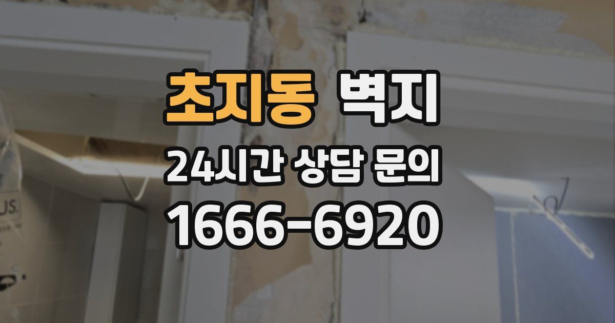 초지동 벽지