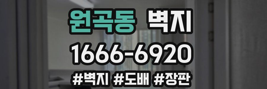 원곡동 벽지