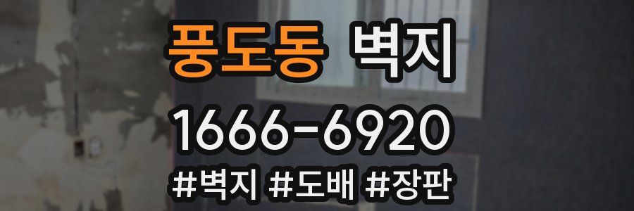 풍도동 벽지