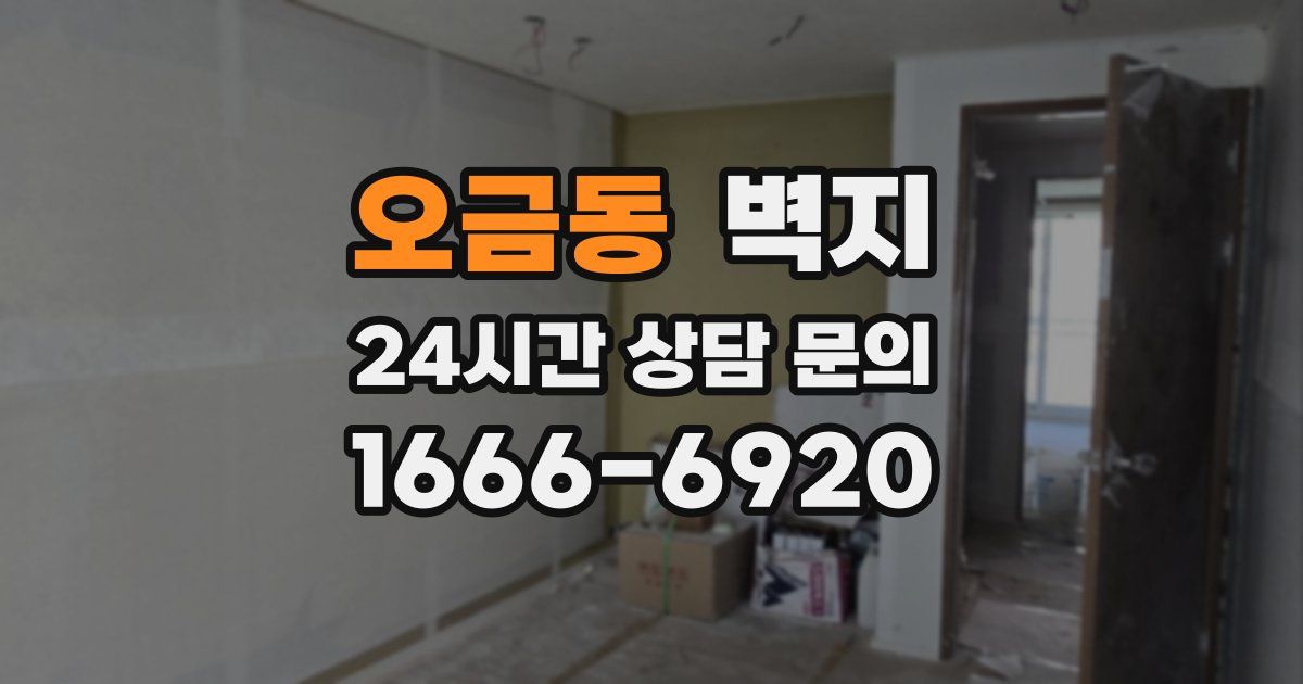 오금동 벽지