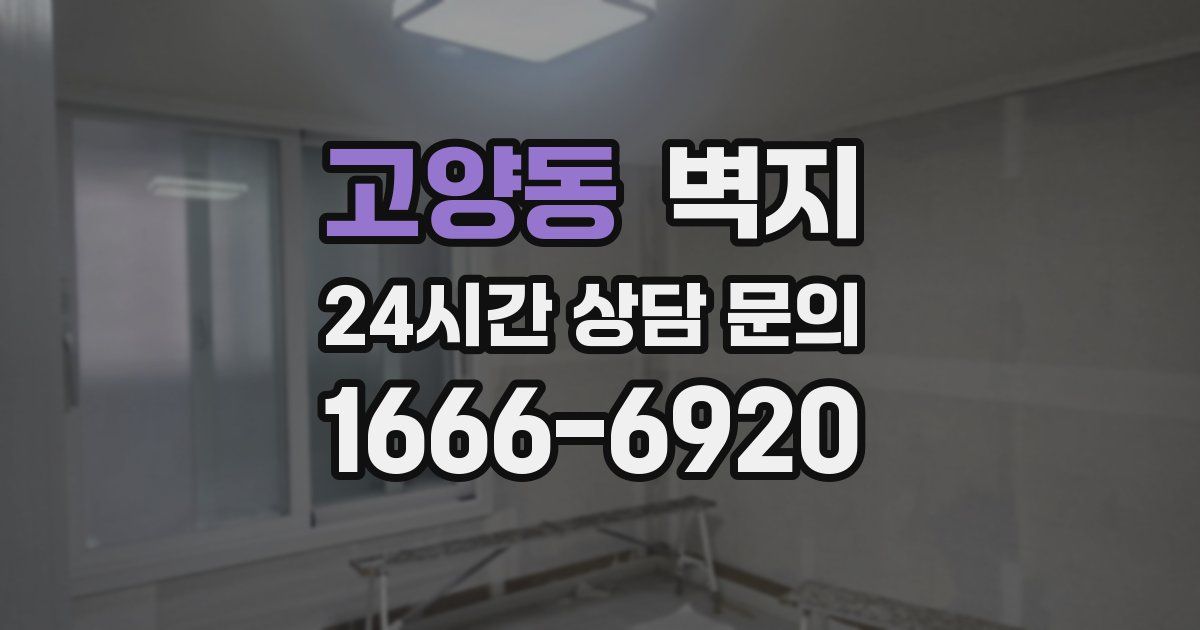 고양동 벽지