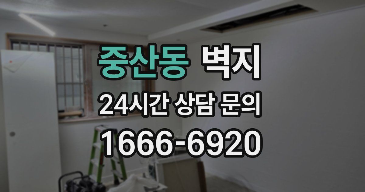 중산동 벽지