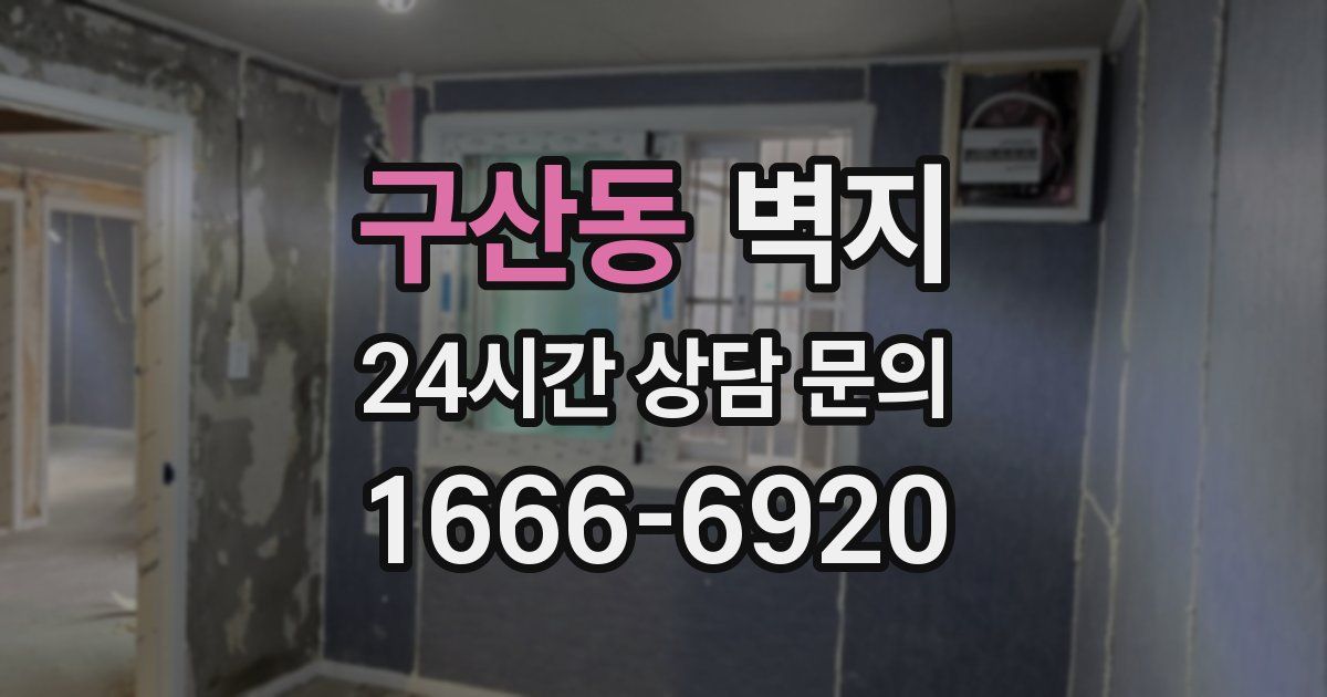 구산동 벽지