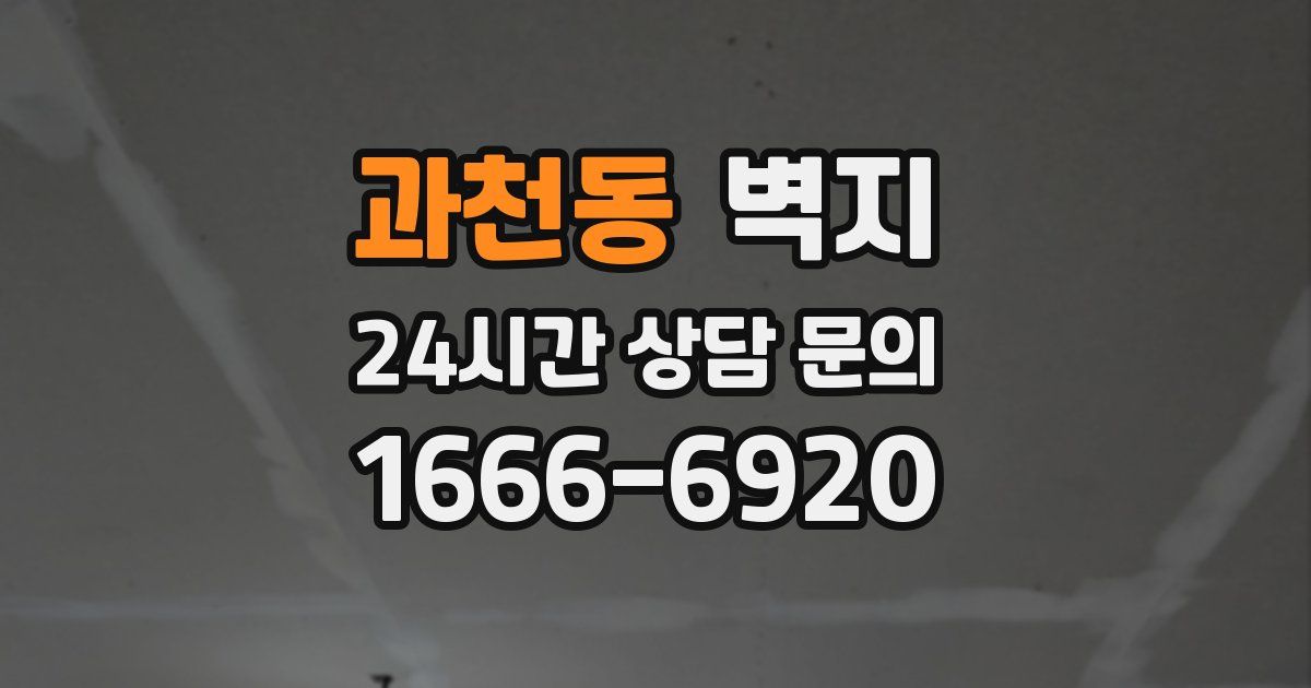 과천동 벽지