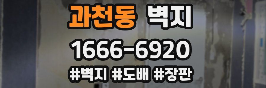 과천동 벽지