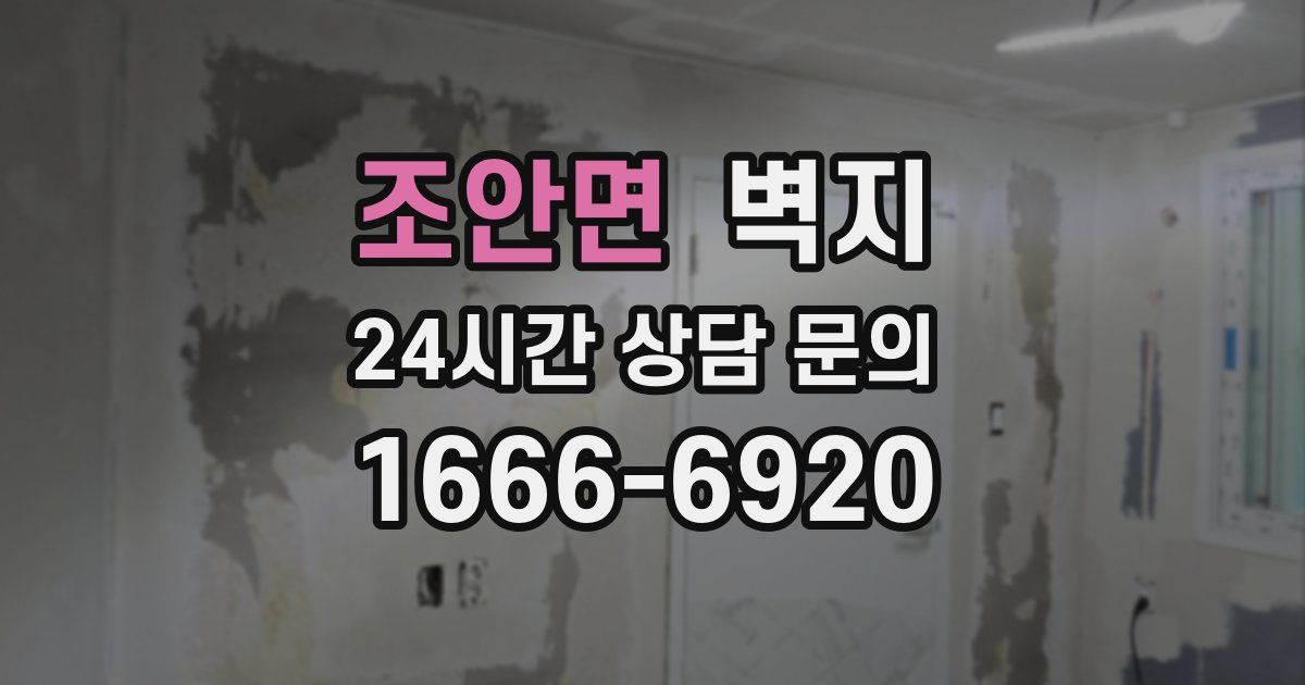 조안면 벽지
