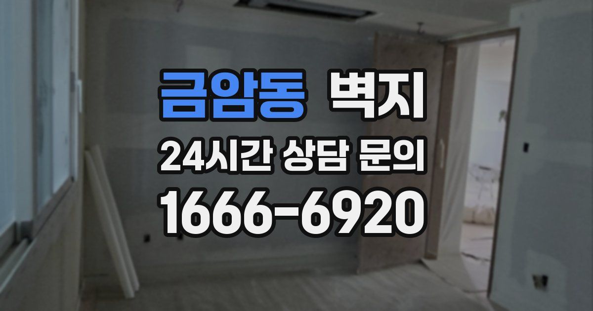 금암동 벽지