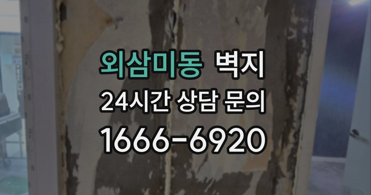 외삼미동 벽지