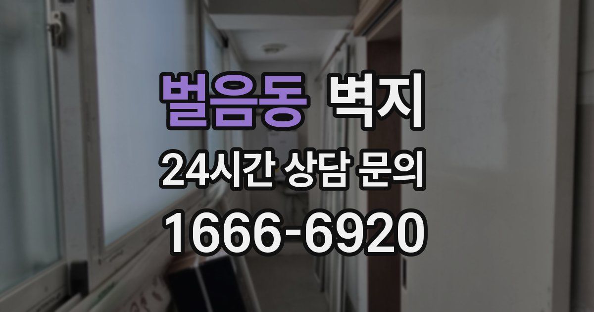 벌음동 벽지