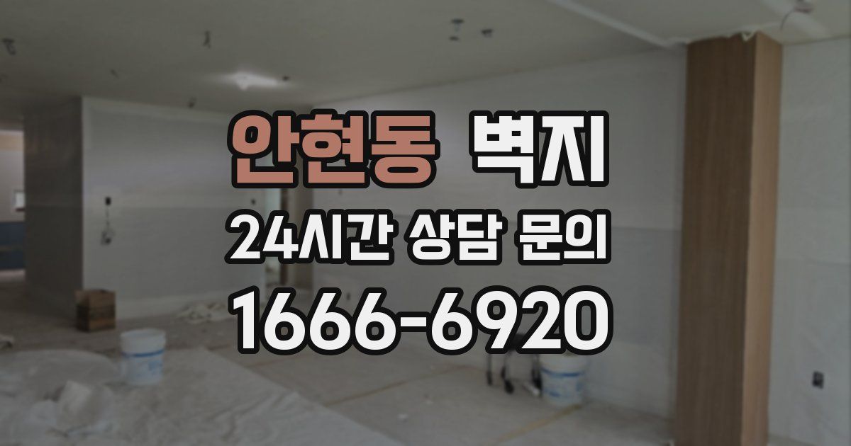 안현동 벽지