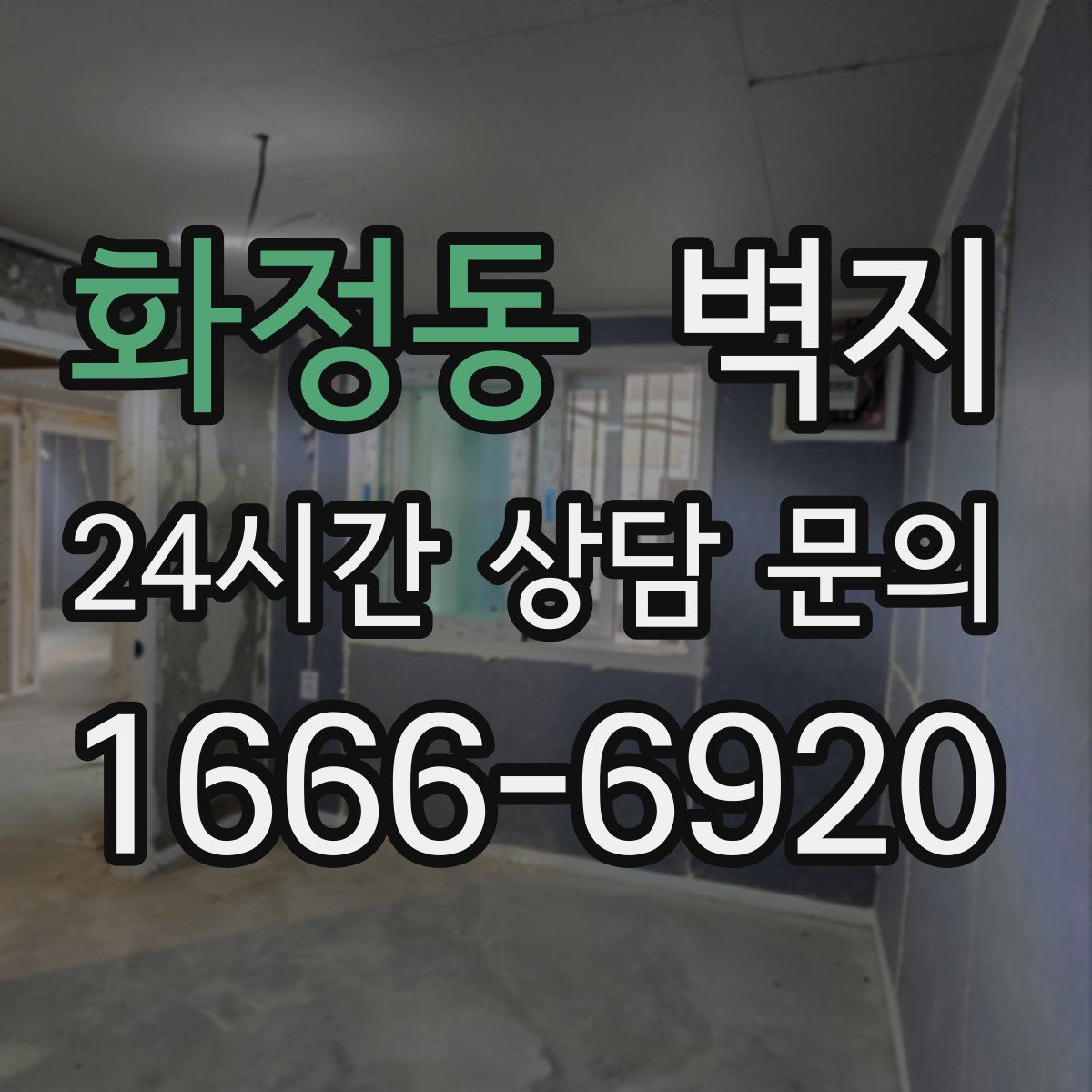 화정동 벽지
