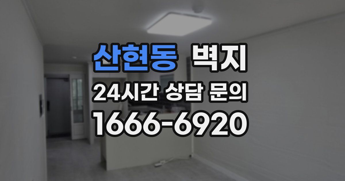 산현동 벽지