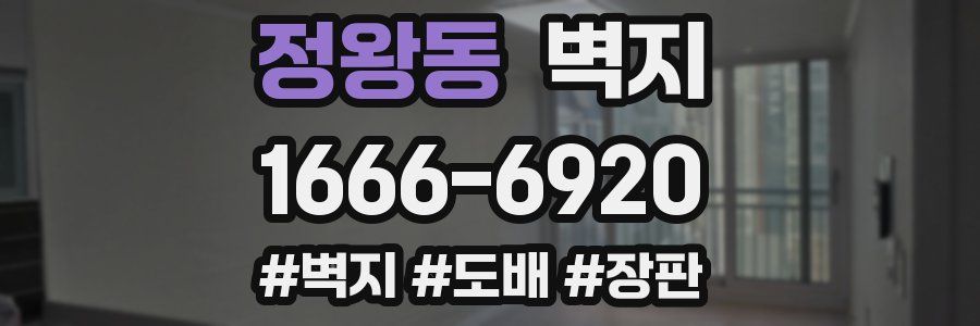 정왕동 벽지
