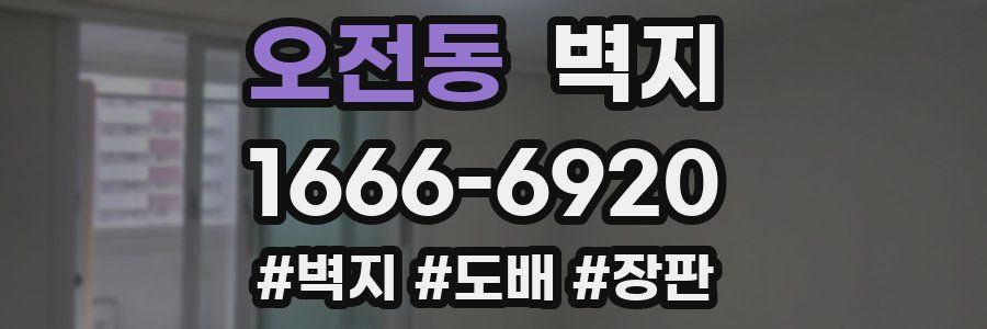 오전동 벽지