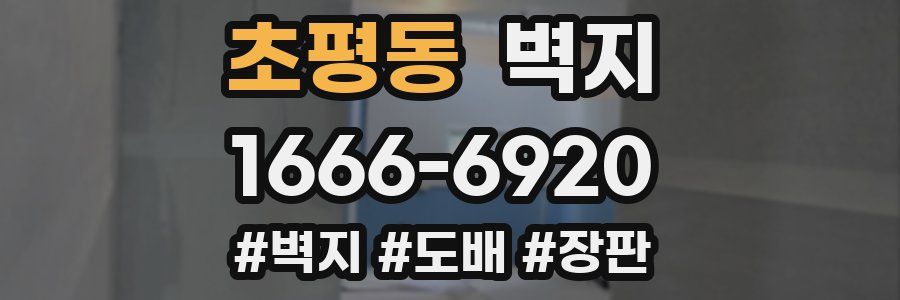 초평동 벽지