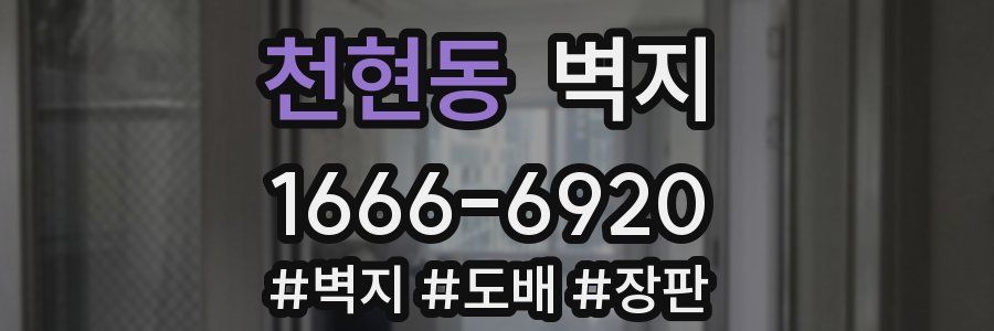 천현동 벽지