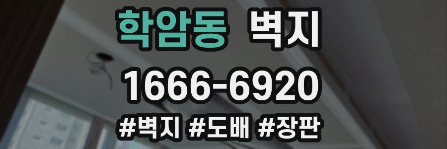학암동 벽지
