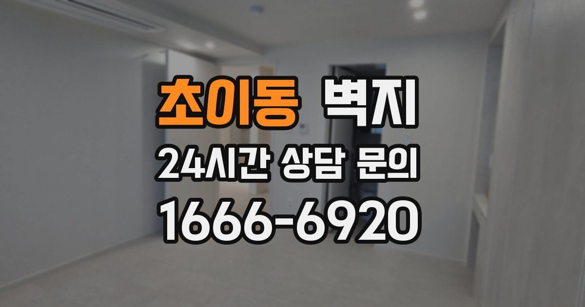 초이동 벽지