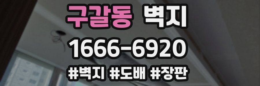 구갈동 벽지