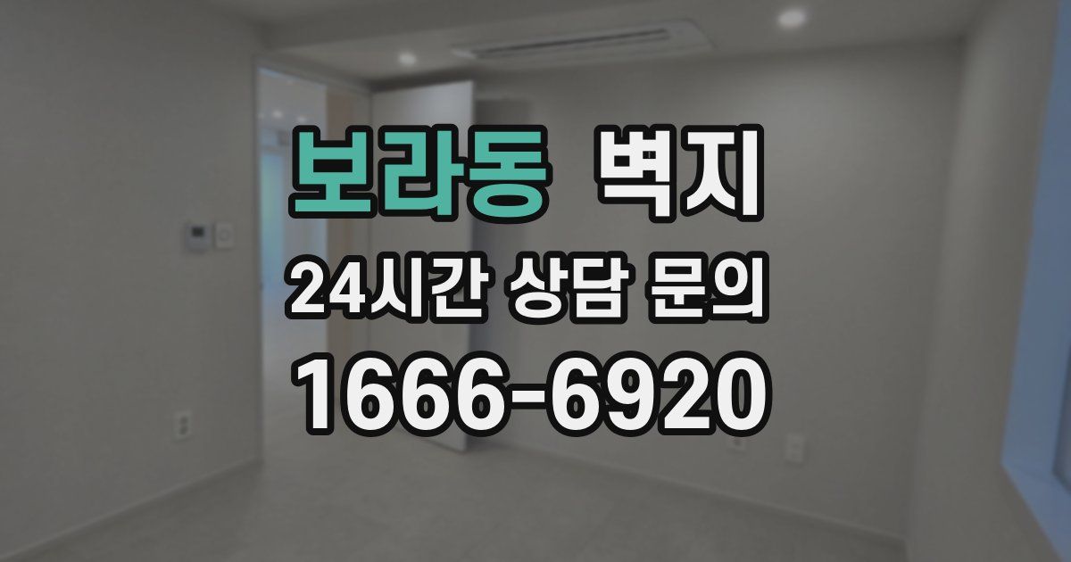 보라동 벽지