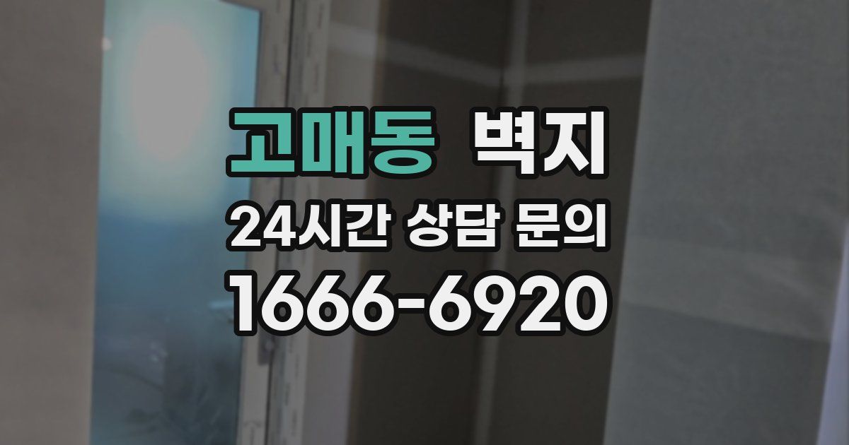 고매동 벽지