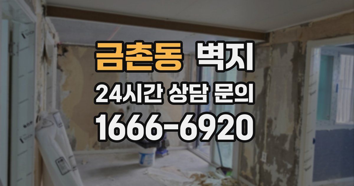 금촌동 벽지