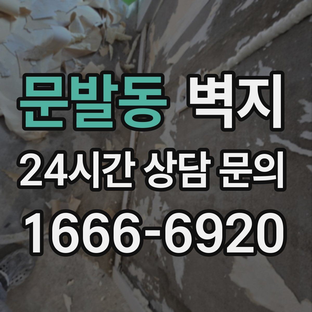 문발동 벽지 시공 전 냄새와 환기 문제 확인하기