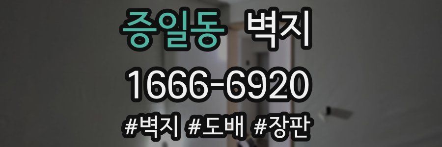 증일동 벽지
