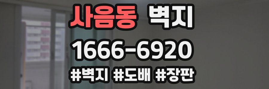 사음동 벽지