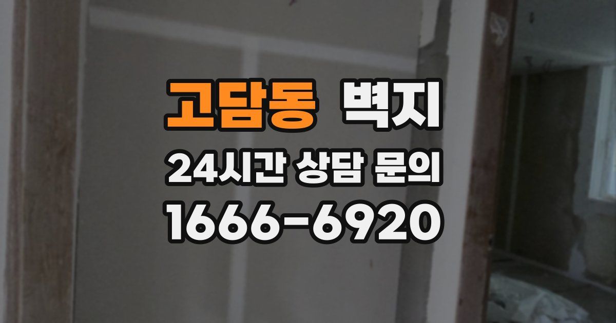 고담동 벽지