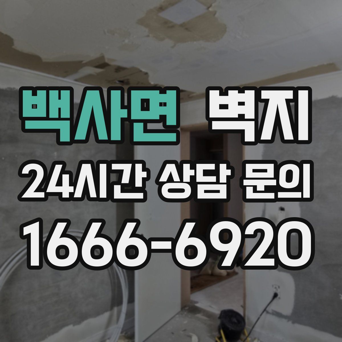 백사면 벽지