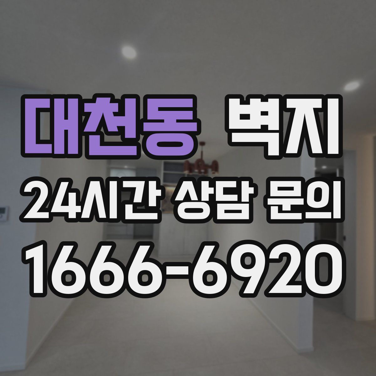 대천동 벽지