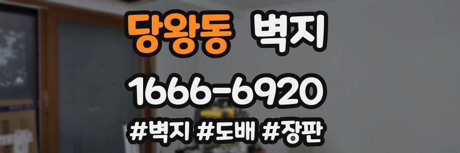 당왕동 벽지