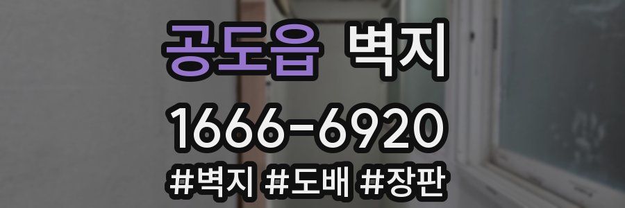 공도읍 벽지