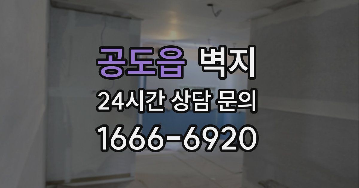 공도읍 벽지