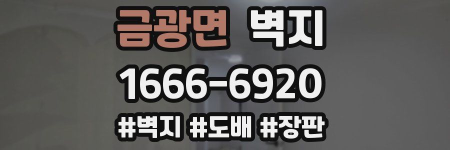 금광면 벽지
