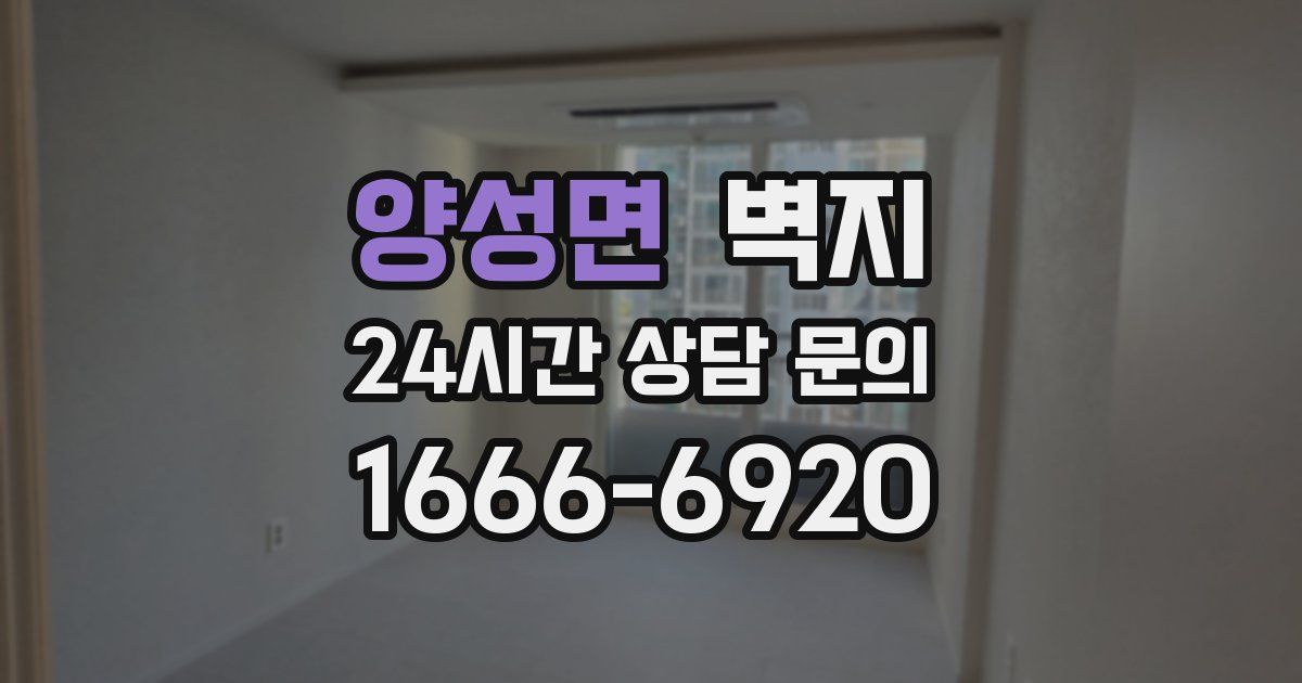양성면 벽지