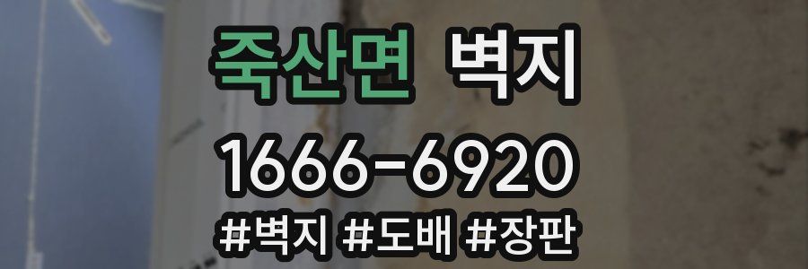 죽산면 벽지