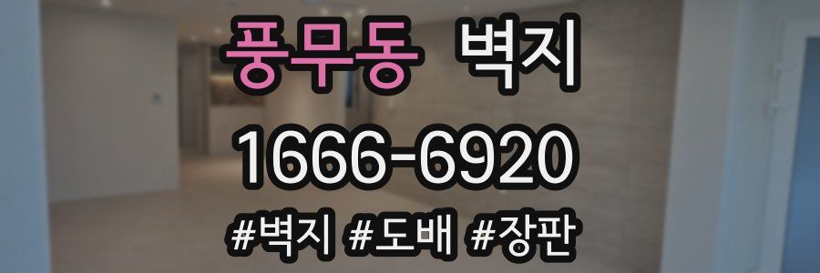 풍무동 벽지