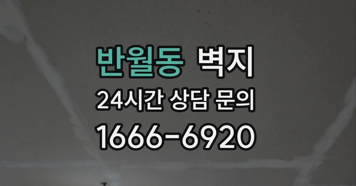 반월동 벽지