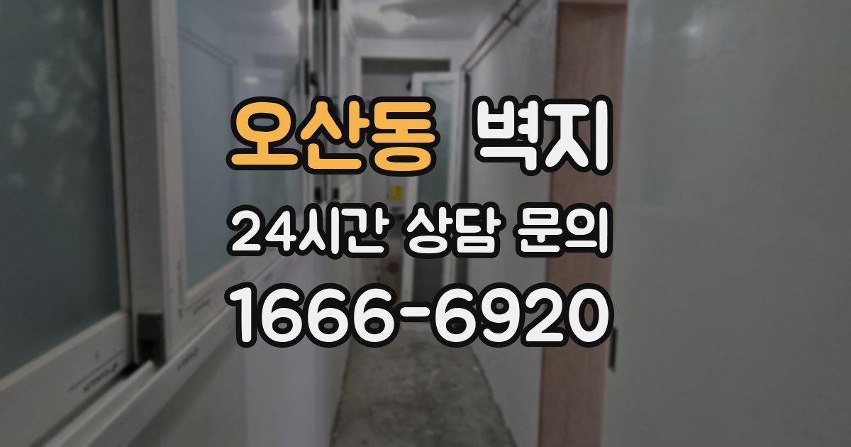 오산동 벽지