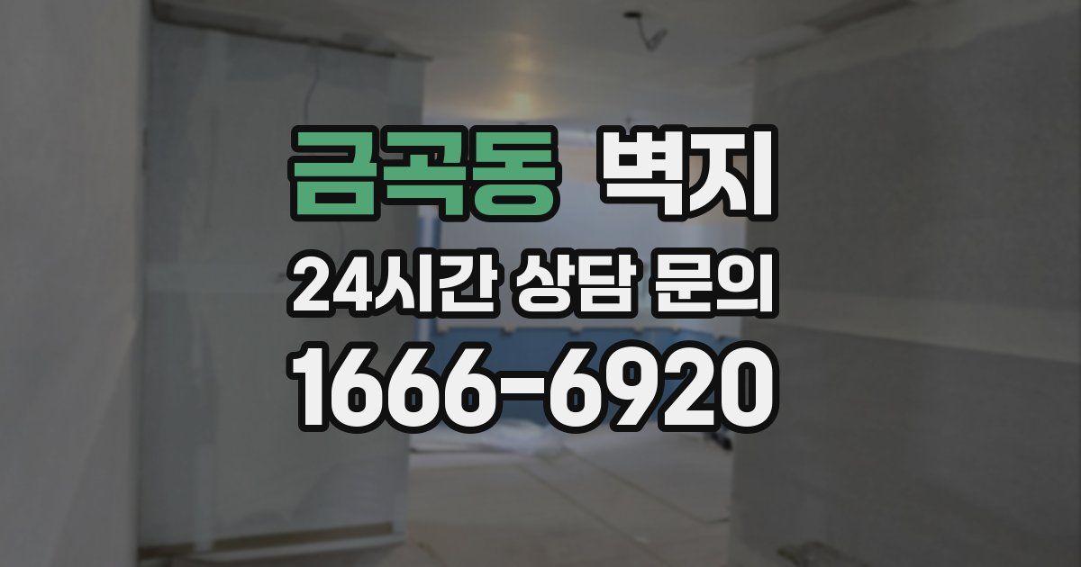 금곡동 벽지