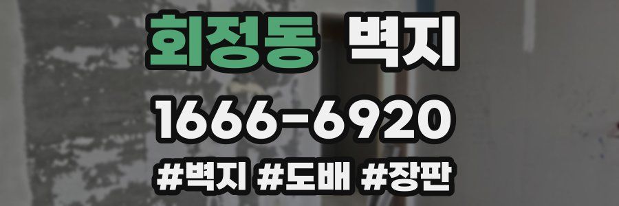 회정동 벽지