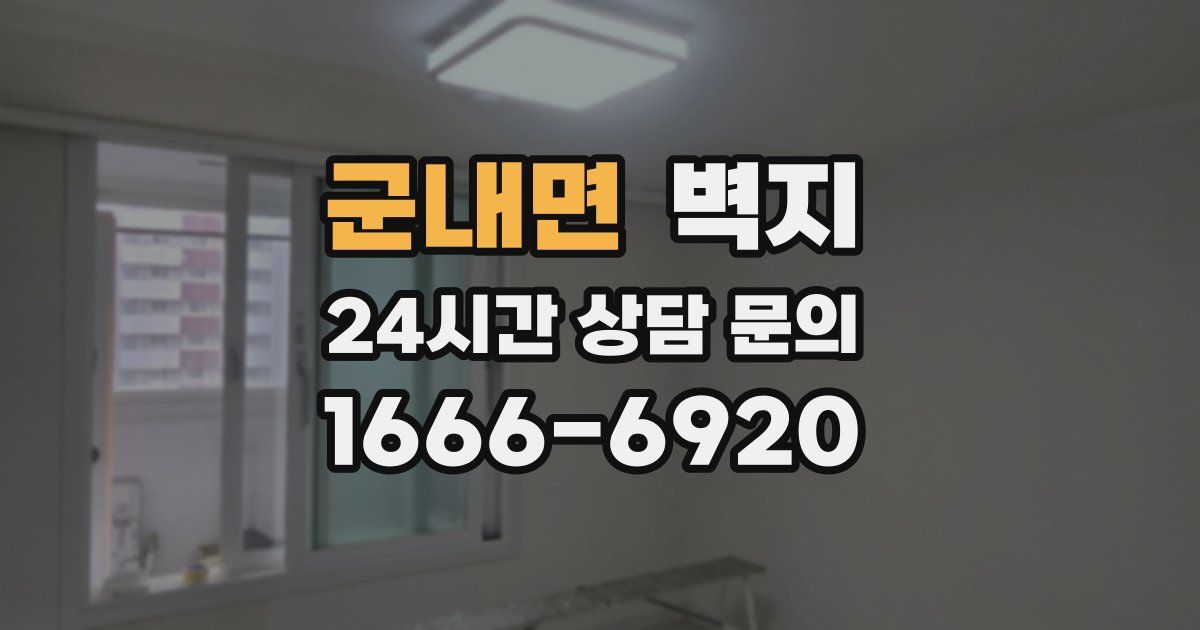 군내면 벽지