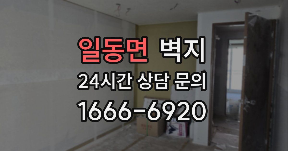 일동면 벽지