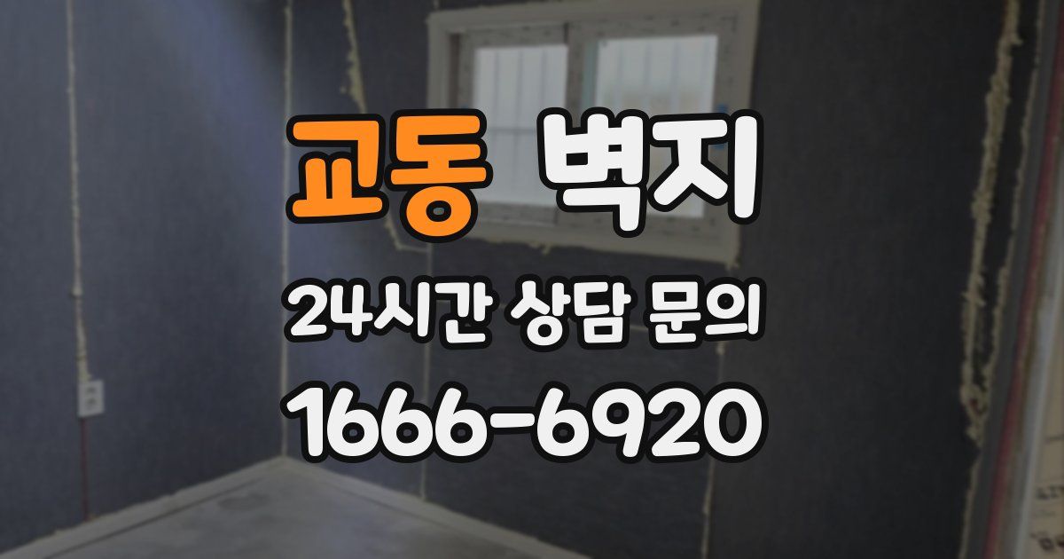 교동 벽지