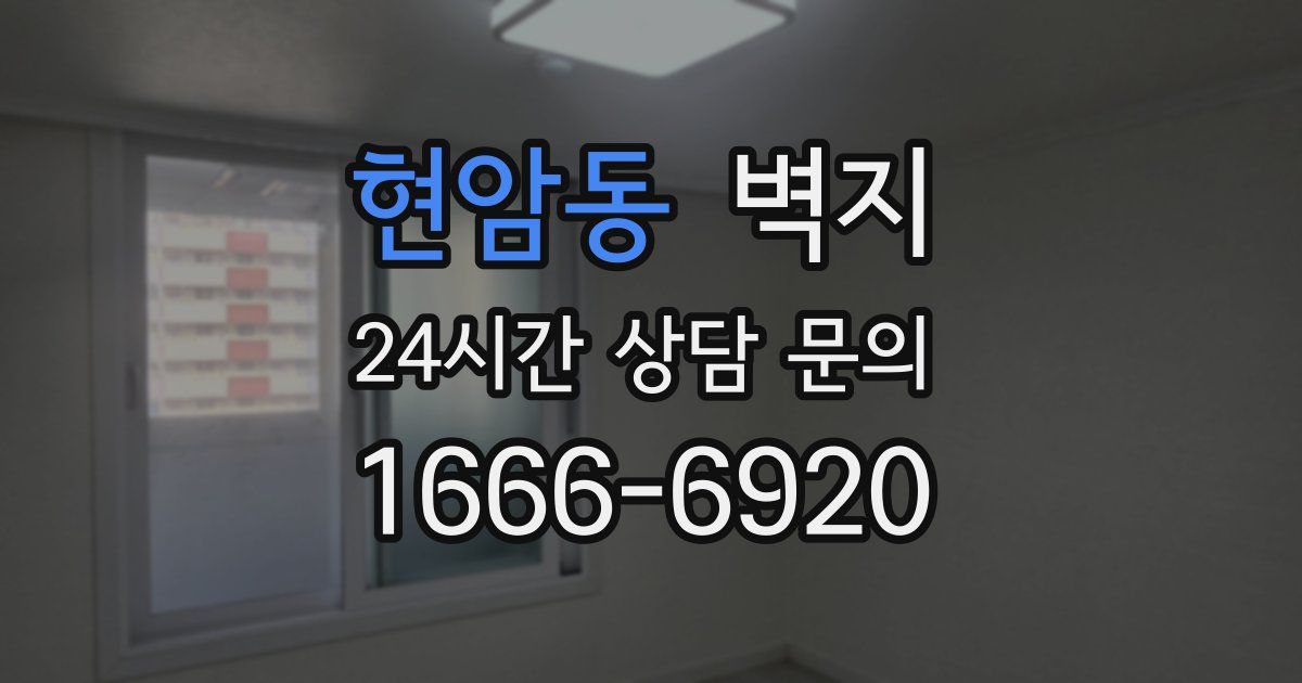 현암동 벽지